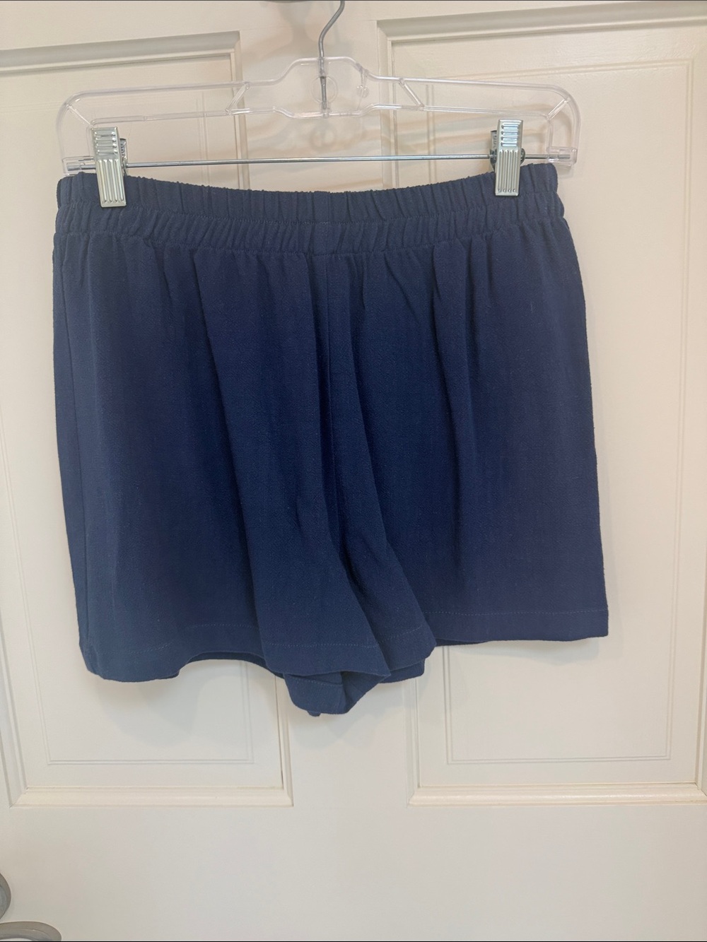 Z Supply Navy Elastic-Waist Athletic Shorts